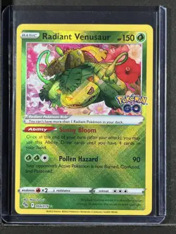 Radiant Venusaur #004/078 Pokemon GO 250001 - Image 1