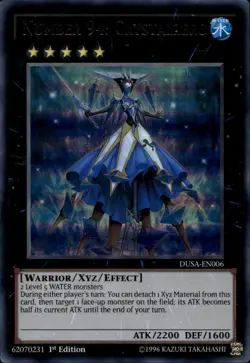 Number 94: Crystalzero 1st Ed Ultra Rare DUSA-EN006 Yu-Gi-Oh! - Image 1