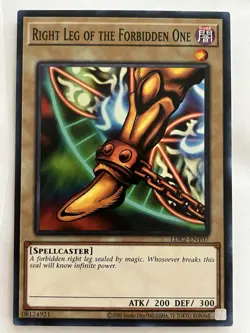 Right Leg of the Forbidden One LDK2-ENY07 Legendary Decks II Unlimited - Image 1