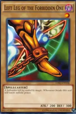 Left Leg of the Forbidden One LDK2-ENY08 Unlimited Common NM Yu-Gi-Oh! DNA GAMES - Image 1