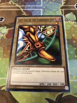 YUGIOH - Left Leg of the Forbidden One - LDK2-ENY08 - Common -Unlimited Ed. - Image 1