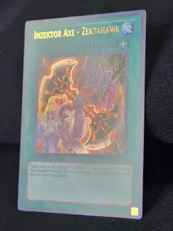 3 x YuGiOh Inzektor Axe - Zektahawk ORCS-ENSP1 Ultra Rare Limited Edition LP - Image 4