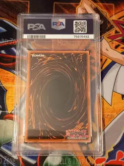 MISPRINT PSA 8 Uria, Lord of Searing Flames SOI-EN001 Ultra Rare YuGiOh NAMESHIF - Image 3