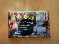 Pokemon "The First Movie" Topps 8 Trading Cards 1998 1 Foil per Pack sealed 41116507663 - Image 1