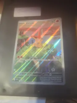 Pokemon TCG Victini Jumbo Promo Card 208 Black Bolt White Flare - Image 1