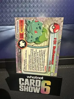 Topps Pokemon Bulbasaur Card #01 (Black) - Image 2
