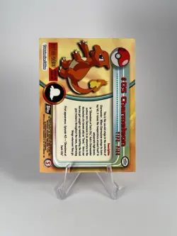 Pokemon TCG - Topps Charmeleon #05 - Non-Holo Black Logo Card - Tv Series 1 - NM - Image 4