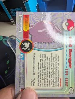 Gengar #94 Blue Logo Topps Non Holo TV Animation Pokemon Card *DMG - Image 4