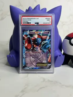2013 PSA 9 Pokemon Black &White Deoxys EX BW82 Black Star Promo Card Mint - Image 1