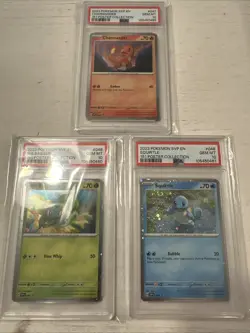 2023 POKEMON SVP ENG 151 POSTER COLLECTION PROMO PSA 10s SEQUENTIAL # 3 CARD LOT - Image 1
