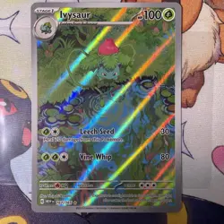 Pokemon TCG Ivysaur Holo Card 167/165 Scarlet & Violet 151 Series NM Condition - Image 1