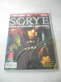 SCRYE Magazine #12, GUIDE TO COLLECTIBLE CARD GAMES, JANUARY 1996, SEALED! - Image 1