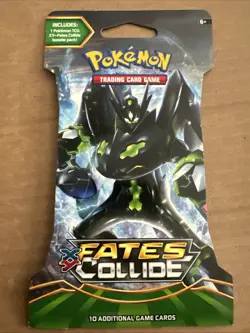 FATES COLLIDE Booster Pack Sealed MINT Pokemon Cards - Image 1