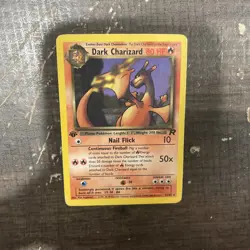 Dark Charizard - 21/82 - Pokemon Team Rocket 1st Edition Rare Card WOTC HP - Image 1