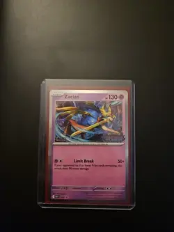 Pokemon Zacian 015 Phantasmal Flames Prerelease Stamped Staff Promo Card Holo - Image 1