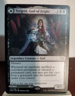 MTG Tergrid God Of Fright Tergrid's Lantern LP X1 Magic The Gathering Kaldheim - Image 1