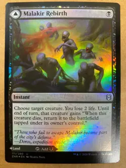 MTG 1x FOIL Malakir Rebirth # 111 Zendikar Rising Magic the Gathering x1 NM - Image 1