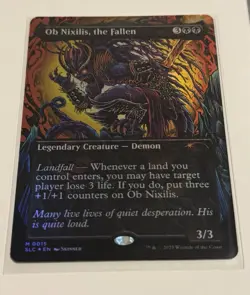 MTG Ob Nixilis, the Fallen Foil Secret Lair Encyclopedia - Image 1
