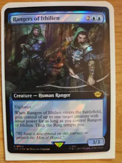 Rangers of Ithilien NM EXTENDED SURGE FOIL Lord of the Rings MTG FREE SHIPPING - Image 1