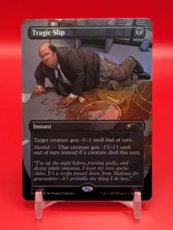 Tragic Slip - Kevin - Borderless - Dwight’s Destiny Secret Lair Foil - Image 1