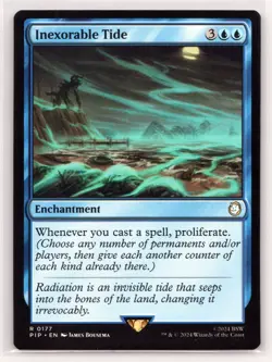 MTG NM Inexorable Tide 177 R Universes Beyond: Fallout - Image 1
