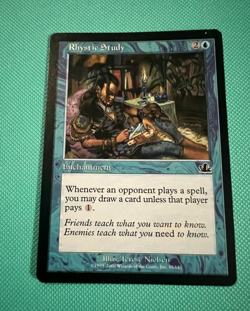 Rhystic Study - Prophecy - MTG - Magic the Gathering - Image 1