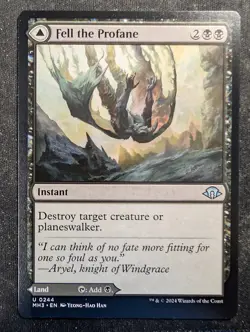 Fell the Profane - Modern Horizons 3 (MTG) - Image 1