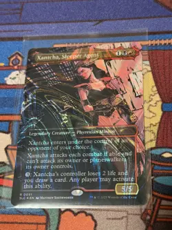 MTG Halo Foil Xantcha, Sleeper Agent Secret Lair Encyclopedia of Magic Unplayed - Image 1