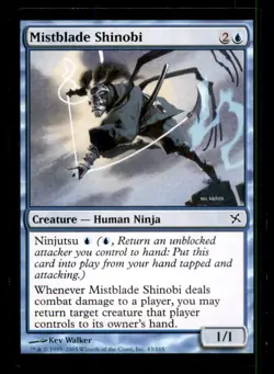 MTG Mistblade Shinobi LP Light Play Betrayers of Kamigawa [5183] - Image 1