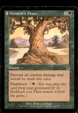 MTG Moment's Peace LP Light Play Odyssey [5243] - Image 1