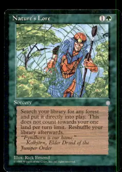 MTG Nature's Lore LP Light Play Ice Age [5056] - Image 1