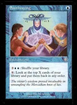 MTG Soothsaying LP Light Play Mercadian Masques [5254] - Image 1