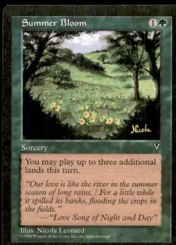 MTG Summer Bloom LP Light Play Visions [4473] - Image 1