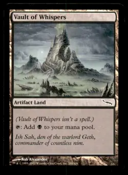 MTG Vault of Whispers LP Light Play Mirrodin [4964] - Image 1