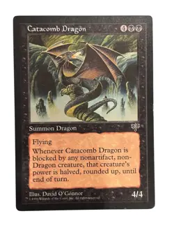MTG Catacomb Dragon LP Light Play Mirage [5000] - Image 1