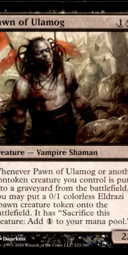 MTG Pawn of Ulamog LP Light Play Rise of the Eldrazi [5364] - Image 1