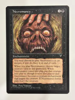 MTG Necromancy LP Light Play Visions [4420] - Image 1