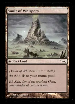 MTG Vault of Whispers LP Light Play Mirrodin [4966] - Image 1