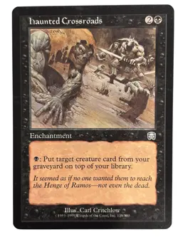 MTG Haunted Crossroads LP Light Play Mercadian Masques [5250] - Image 1