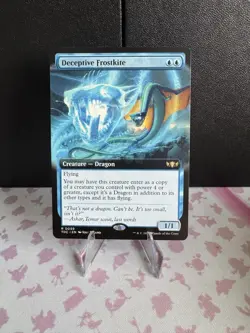 Deceptive Frostkite (Extended Art) Commander: Tarkir: Dragonstorm Regular - Image 1