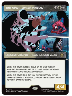 The Spot, Living Portal - Borderless Marvel's Spider-Man MTG - Image 1