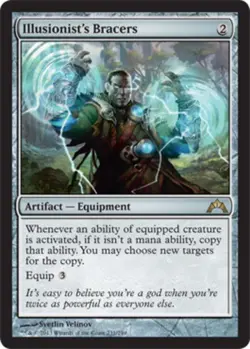 1x Illusionist's Bracers Heavy Play MTG Magic - Kid Icarus - - Image 1