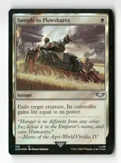 Swords to Plowshares (Surge Foil) Universes Beyond: Warhammer 40k #190 - Image 1