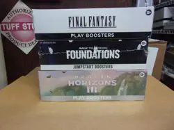 MTG MODERN 3 PLAY + FOUNDATIONS JUMPSTART + FINAL FANTASY PLAY BOOSTER BOXES - Image 1