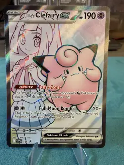 Pokemon Lillie's Clefairy ex SVP 195 - S&V: journey together Promo Rare - Image 1