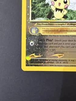 Pokemon Pichu 35/53 Wotc Promo Reverse Holo - Image 4