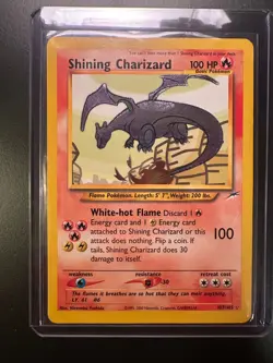 Shining Charizard 107/105 Neo Destiny Holo Rare WOTC Pokemon TCG Vintage - Image 3