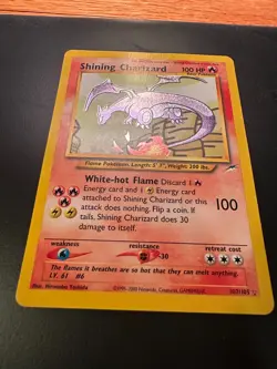 Shining Charizard 107/105 Neo Destiny Holo Rare WOTC Pokemon TCG Vintage - Image 5