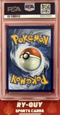 2017 POKEMON XY VOLCANION MYTHICAL COLL BLACK STAR PROMO FA VOLCANION PSA 9 - Image 2