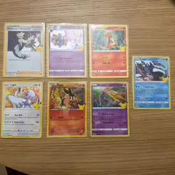 McDonalds 2021 Pokemon 25th Anniversary Lot In NM Xernas, Charmander, Luiga - Image 1